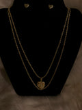 Small Gold Nugget Necklace