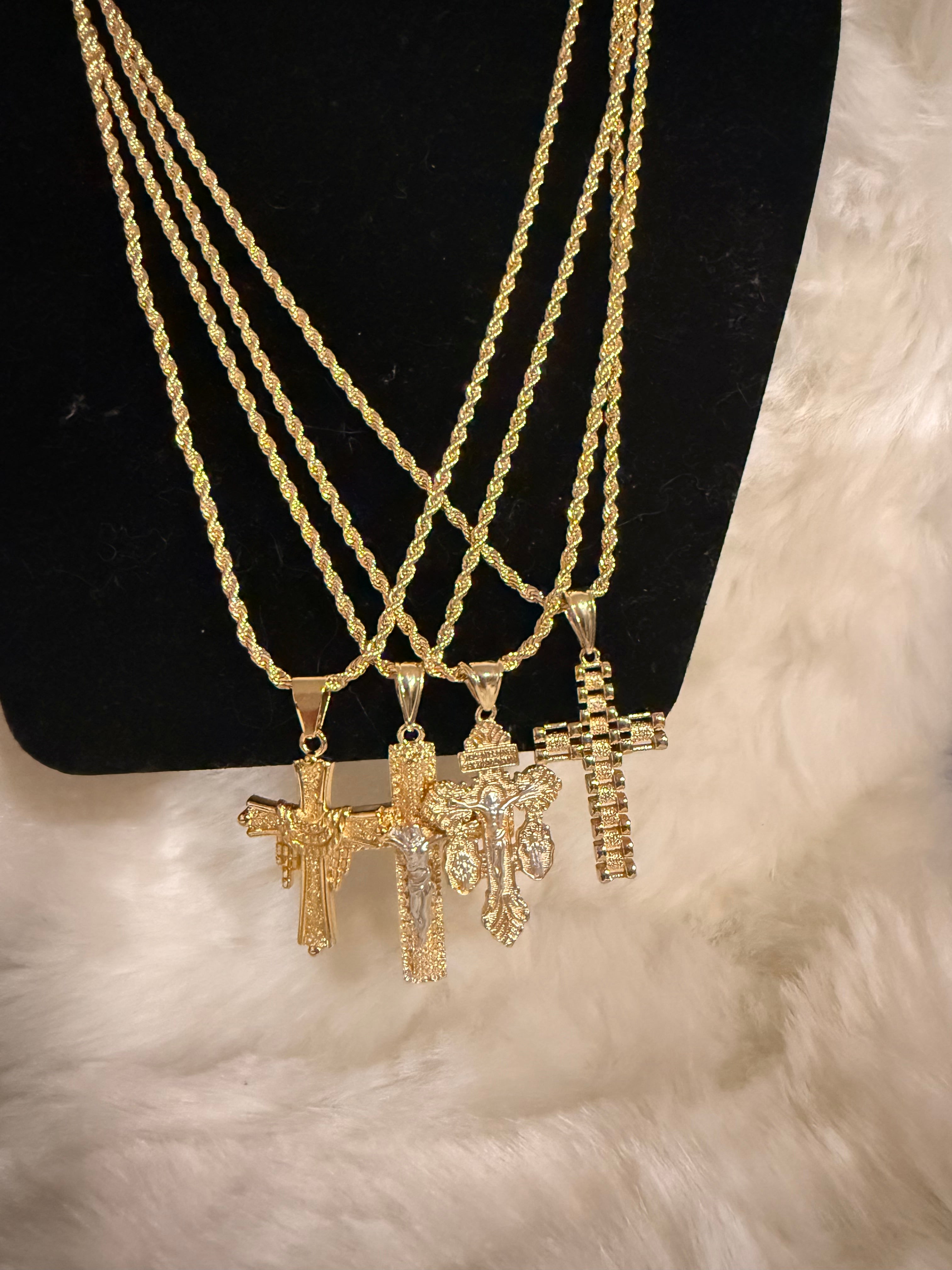 Luxe Variety Cross Necklaces