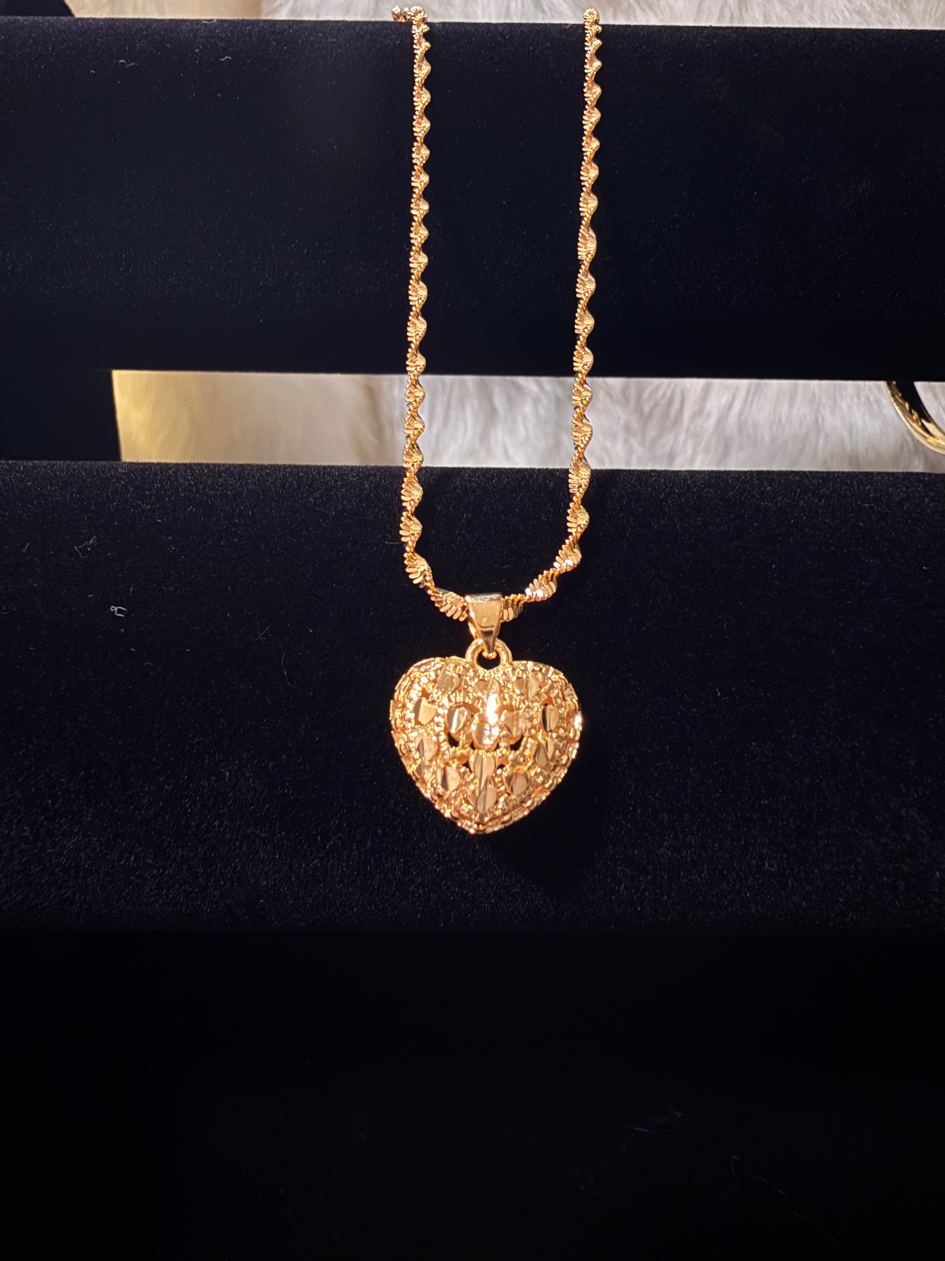 Heart Nugget Necklace KID edition