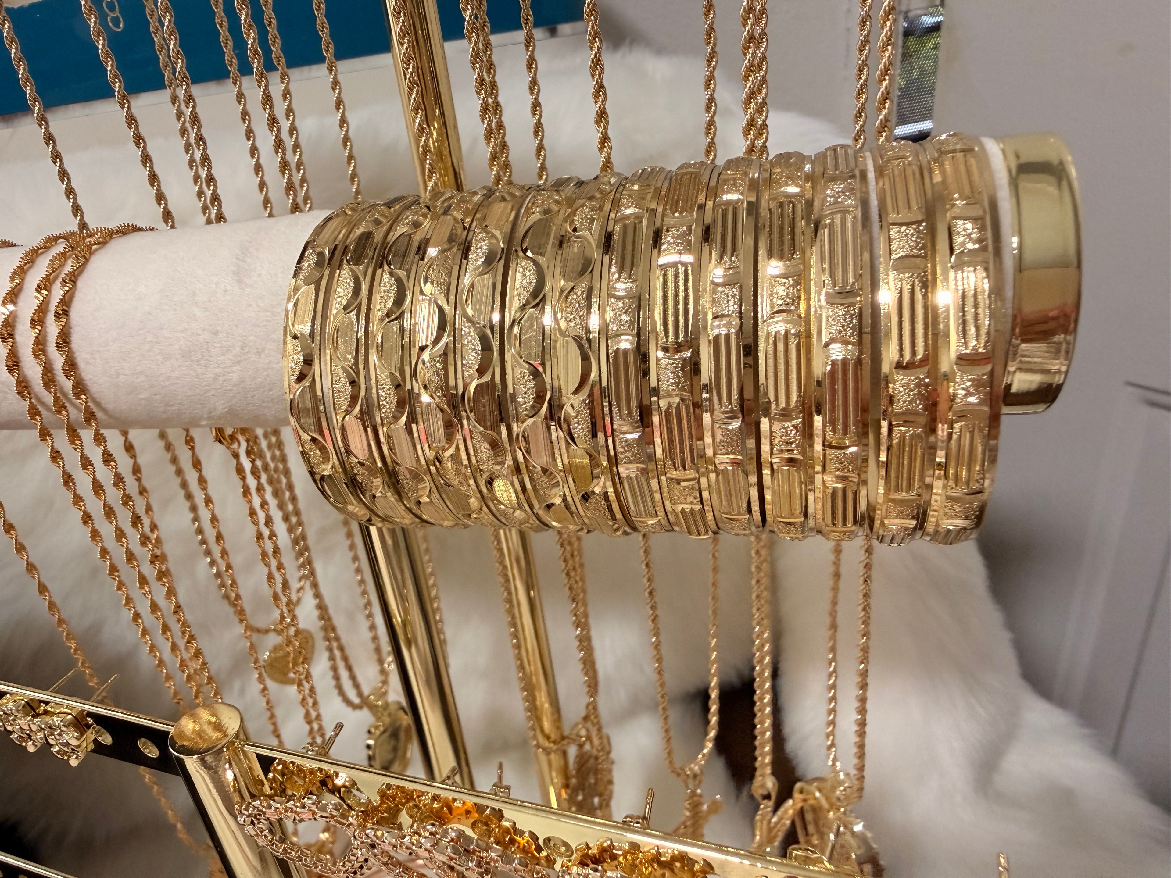 Gold Bangles Kid Edition Set of 3