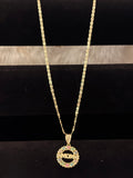 Gold Luxe Multi Color Mom Necklace